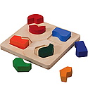 Plan Toys - Baza cu forme si culori