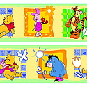 Decofun - Bordura perete Pooh si prietenii