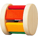 Plan Toys - Cilindru colorat cu biluta din lemn