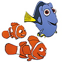 Decofun - Decoratiune perete Nemo 3 piese